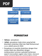 Konsep Syahadah