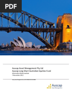 Auscap Long Short Australian Equities Fund Information Memorandum PDF