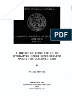 A Theory of Bond Applied To Overlapped Tensile Reinforcement Splices For Deformed Bars, Publication No. 73-2 PDF