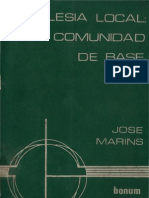 Marins Jose Iglesia Local Comunidad de Base