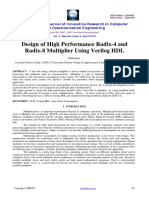 Design of High Performance Radix-4 and Radix-8 Multiplier Using Verilog HDL