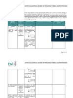 Autoevaluación Responsable Sector Privado 16mar17