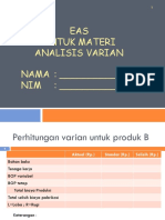 Analisis Varian