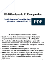 III-Didactique Du FLE en Question