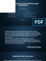 Pengertian Evaluasi Penyuluhan Pertanian