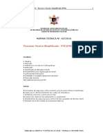 NT 42 - PTS - PROCESSO TÉCNICO SIMPLIFICADO Atualizada em 05 12 2016 PDF