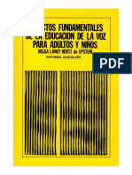 Aspectos Fundamentales de La Educación de La Voz para Adultos y Niños PDF