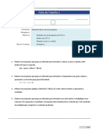 Ficha de Trabalho 1 C++