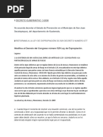 Ejemplo de Lagunas y Antinomias Jurídicas en Guatemala