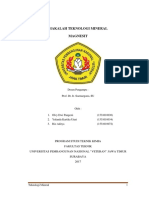 Makalah Teknologi Mineral Magnesit