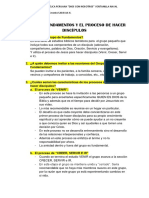 Grupo de Fundamentos y El Proceso de Hacer Discípulos