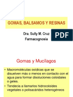 Gómas Balsamos y Resinas