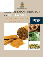 Spices and Concentrates Strategy - National Export Strategy (2018-2022) 