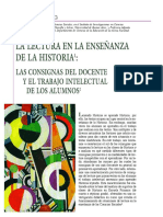 Aisenberg, B. La Lectura en La Enseñanza de La Historia. Revista Lectura y Vida. Vol. 26 #3