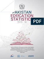 Pakistan Education Statistics 2015-16