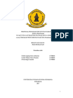 Proposal Program Kreativitas Mahasiswa Judul Program: Uji Aktivitas Antibakteri Ekstrak Bunga Gemitir (Tagetes