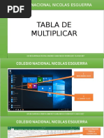 Tabla de Multiplicar