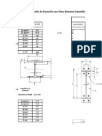 Conexion de Placa Extrema AISC-LRFD16