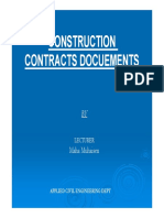 Construction Contracts Docuements: Maha Muhaisen