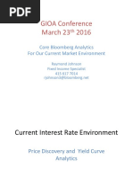 GIOA Conference March 23 2016: Core Bloomberg Analytics For Our Current Market Environment