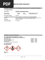 MSDS Phthalic Anhydride