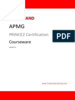 Prince2 Foundation Practitioner Courseware PDF