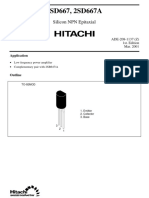 NPN 2SD667 80V 1.0A 0.9W Hfe160 TO-92MOD PDF