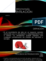 Ergonomía Ventilacion