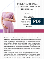 Perubahan Fisiologis Gastrointestinal Kala 1 Kelompok 5