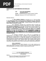 Carta para Desplazamiento Essalud