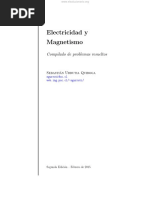 Compilado de Problemas Resueltos, Electricidad y Magnetismo, 2da. Edición