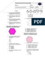 Evaluación de Geometría Tercer Periodo Grado Sexto - 1