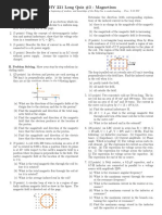 PHY 221 Long Quiz #3 - Magnetism