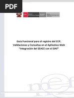 Guía Funcional para El Registro Del CCP y Validaciones en El SIAF