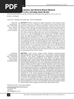 Aktivitas Imunomodulator Dari Ekstrak Etanol Meniran (Phyllanthus Niruri Linn.) Terhadap Ayam Broiler