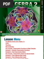 12-1 Trigonometric Functions in Right Triangles