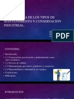 Taxonomia de Mantenimiento y Su Conservacion Industrial