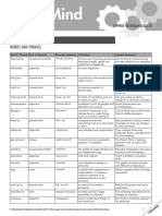 Open Mind Upper Intermediate Unit 7 Wordlist