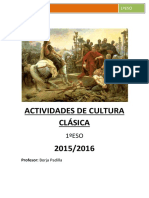 Actividades Cultura Clasica 