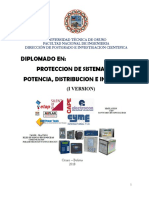 DIPLOMADO PROTECCION DE SISTEMAS DE POTENCIA, DISTRIBUCION E INDUSTRIA Rev2 PDF