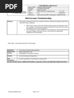 Belt Conveyor Troubleshooting: HGRS MASTER - Maintenance