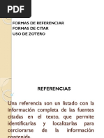 Exposicion Referenciar, Citas y El Uso Del Zotero