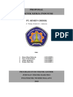 Proposal Praktek Kerja Industri: Pt. Semen Gresik