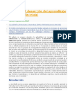 Las TIC y El Desarrollo Del Aprendizaje en Educación Inicial