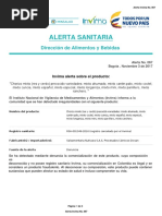 Alerta Sanitaria Numero 067