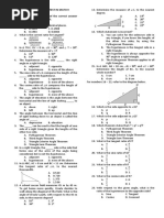 Fourth Quarter Long Test in Math 9 DIRECTIONS: Choose The Letter of The Correct Answer and Write It On Your Answer Sheet