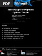 6Rs of Migration AWS ReInvent