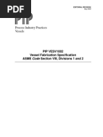 PIP VESV1002-May 2009 Vessel Fabrication Specification ASME Code Section VII, Divisions 1 and 2