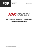 DVR para Auto DS-8100HMI-SE (V2 3 0) - 20130910