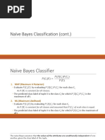 Naïve Bayes Classification (Cont.)